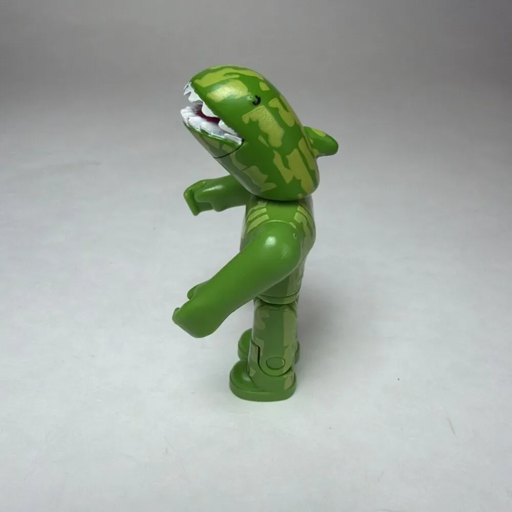 Roblox Sharksie Action Figure Watermelon Green Shark & brown man set